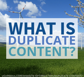 Website duplicate content explained